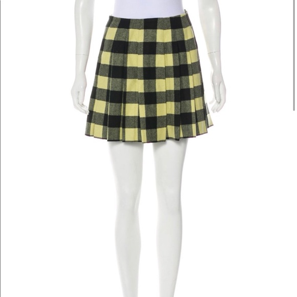 New MEADHAM KIRCHHOFF Wool Pleated Sexy Skirt🤩🤩🤩🤩🤩